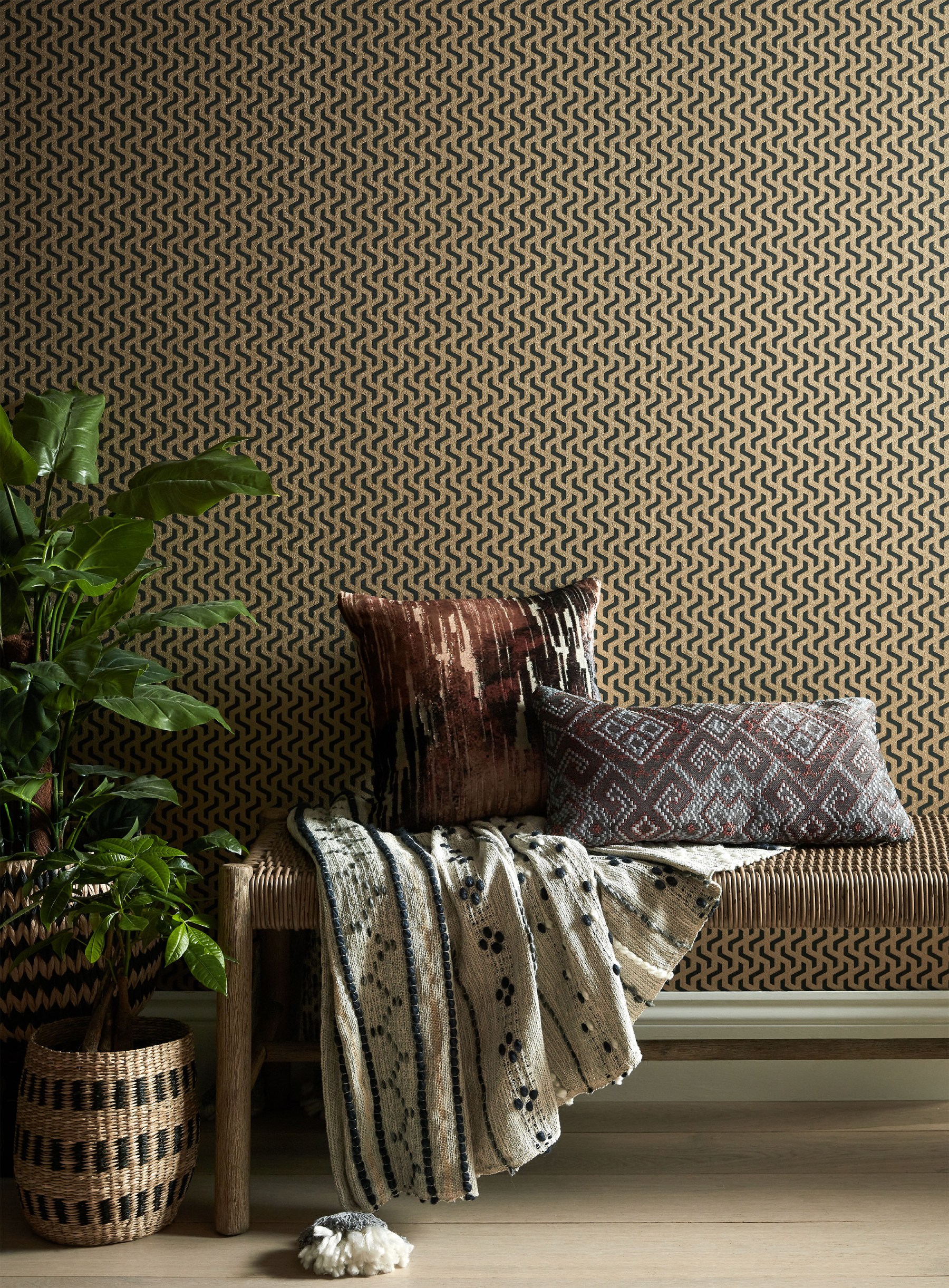 Обои 1838 Wallcoverings Willow Rattan Bracken 2008-147-01